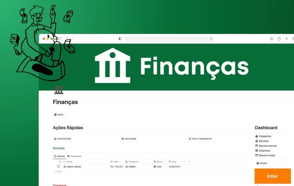 FINANÇAS NO NOTION